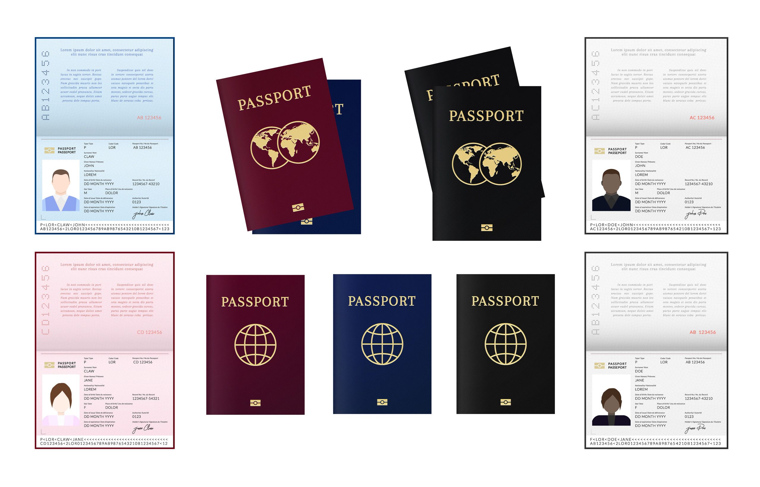 Biometric Passport Bio Page