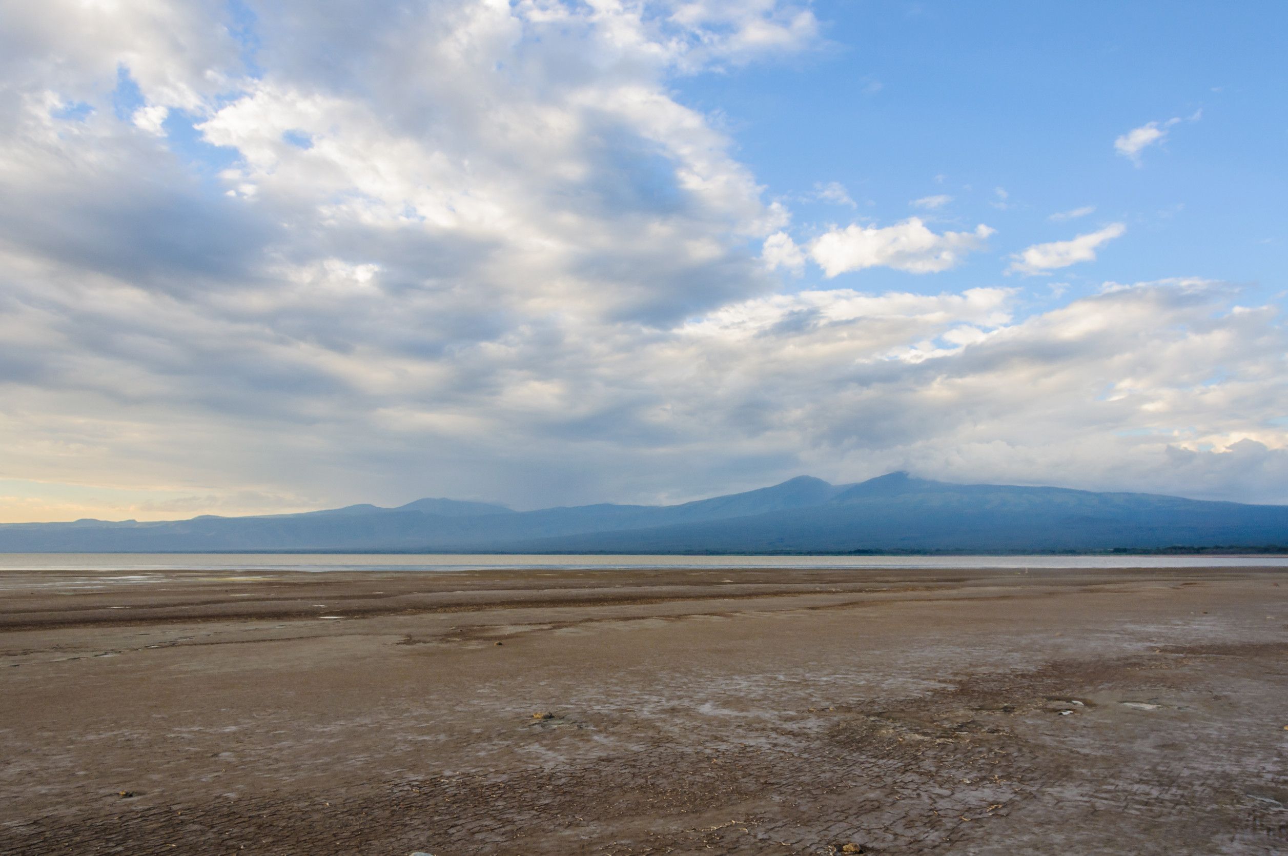 Clouds Before Sunset At Lake Eyasi