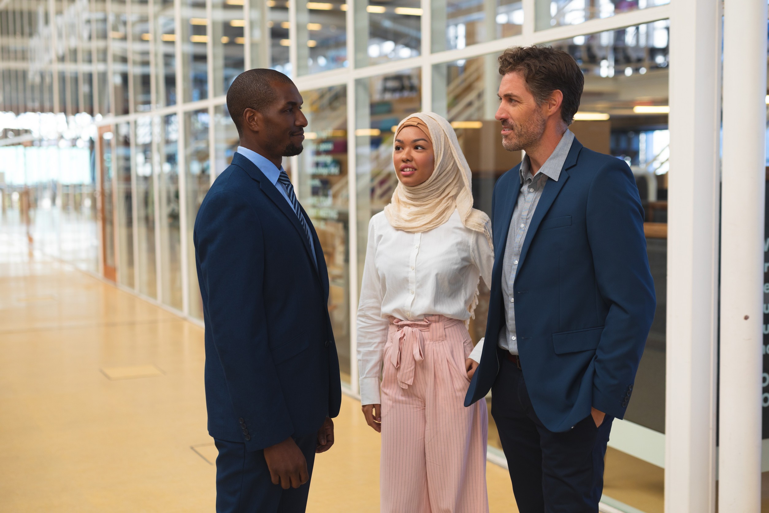 Entrepreneurs Discussing Business