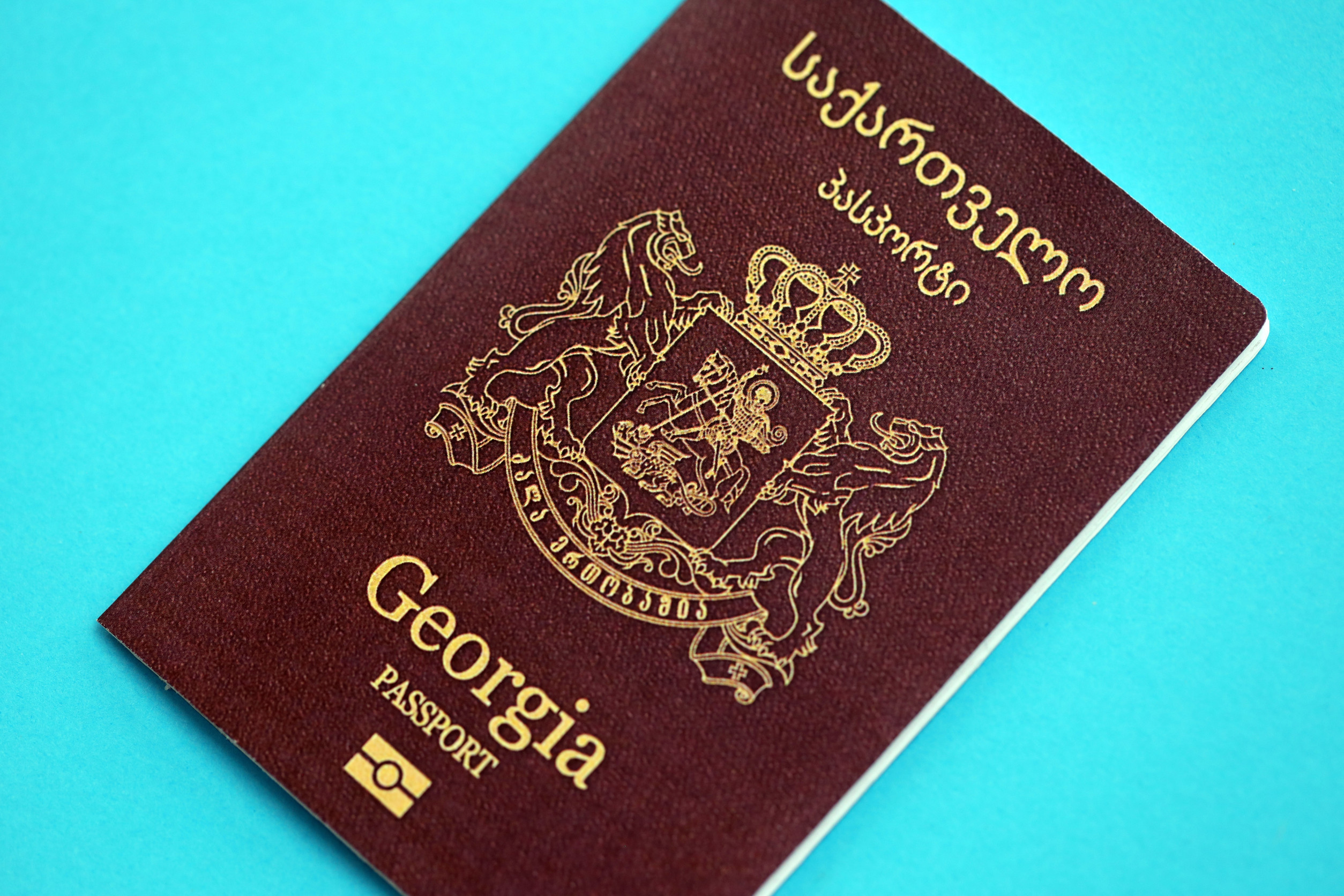 Georgian Passport Book