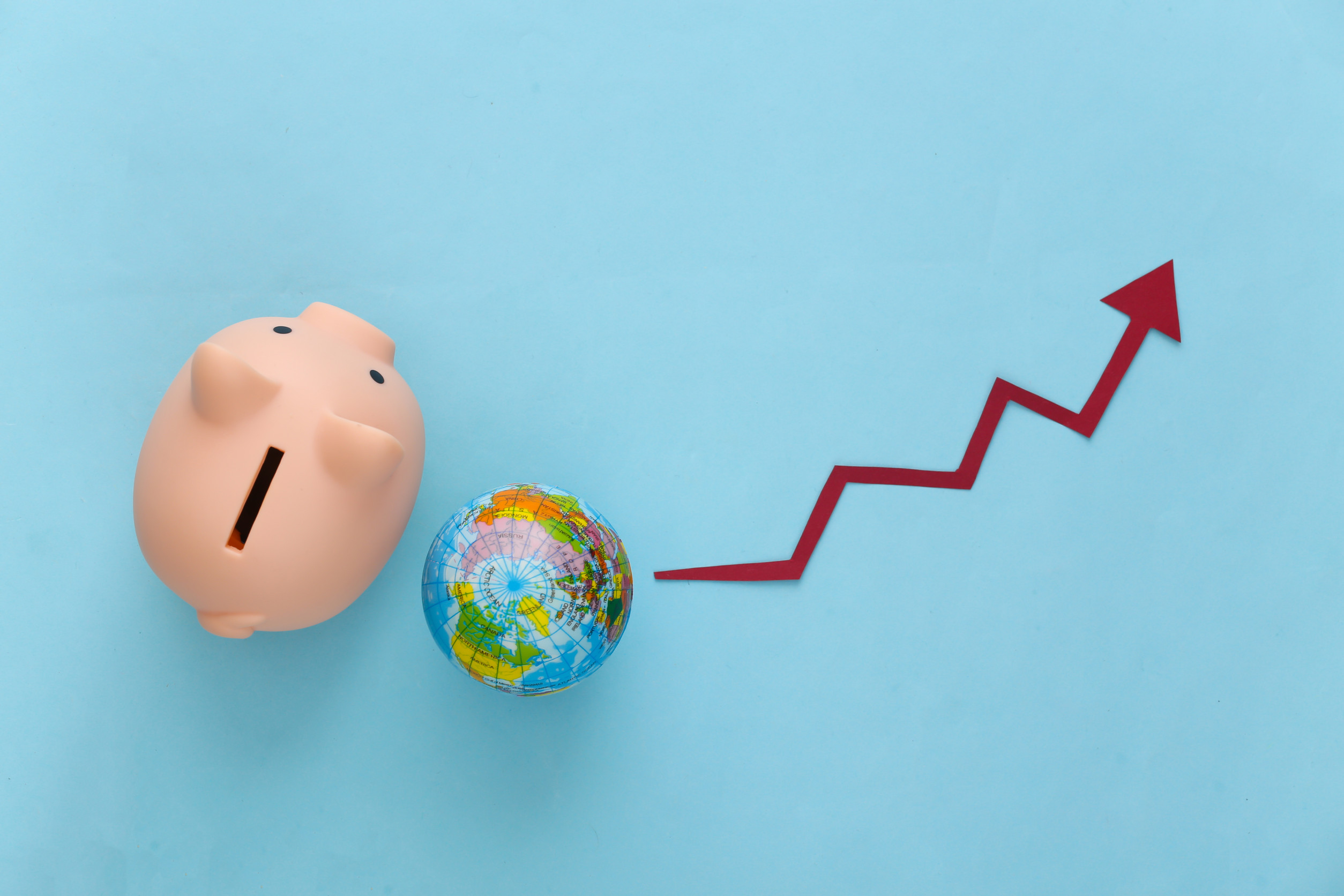 Growth Arrow Tending Up