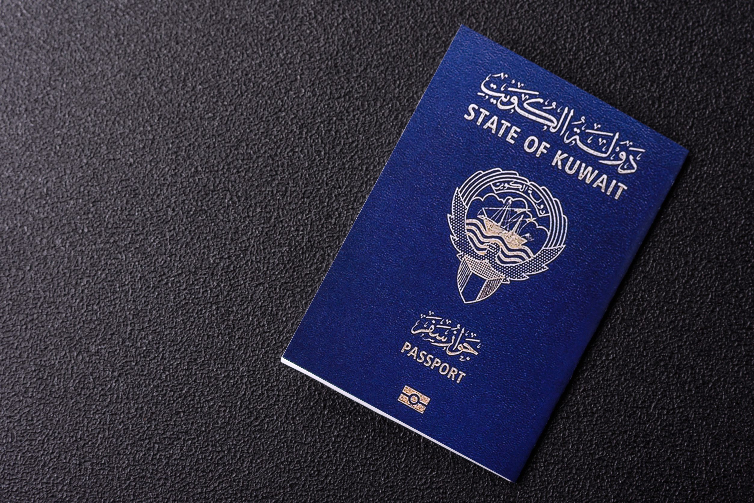 Kuwaiti Passport For Traveling Flying