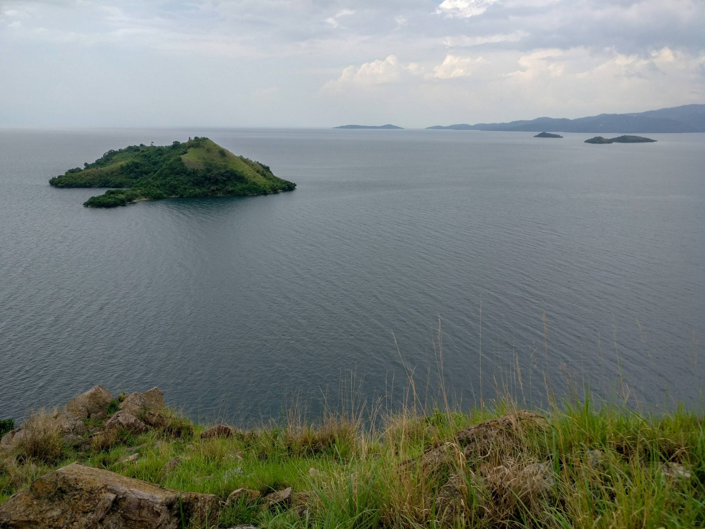 Lake Kivu Under Some Cloudy Skies