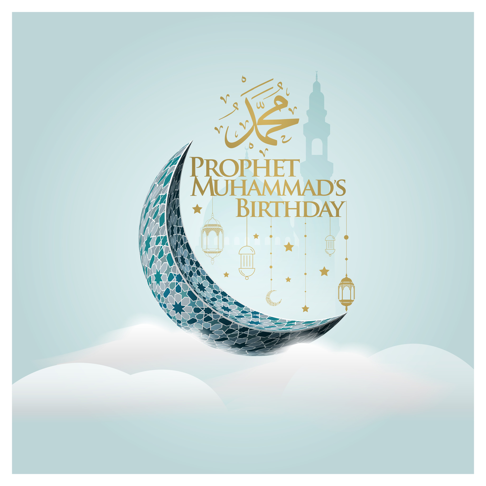 Maulid Prophet Muhammad Birthday Poster